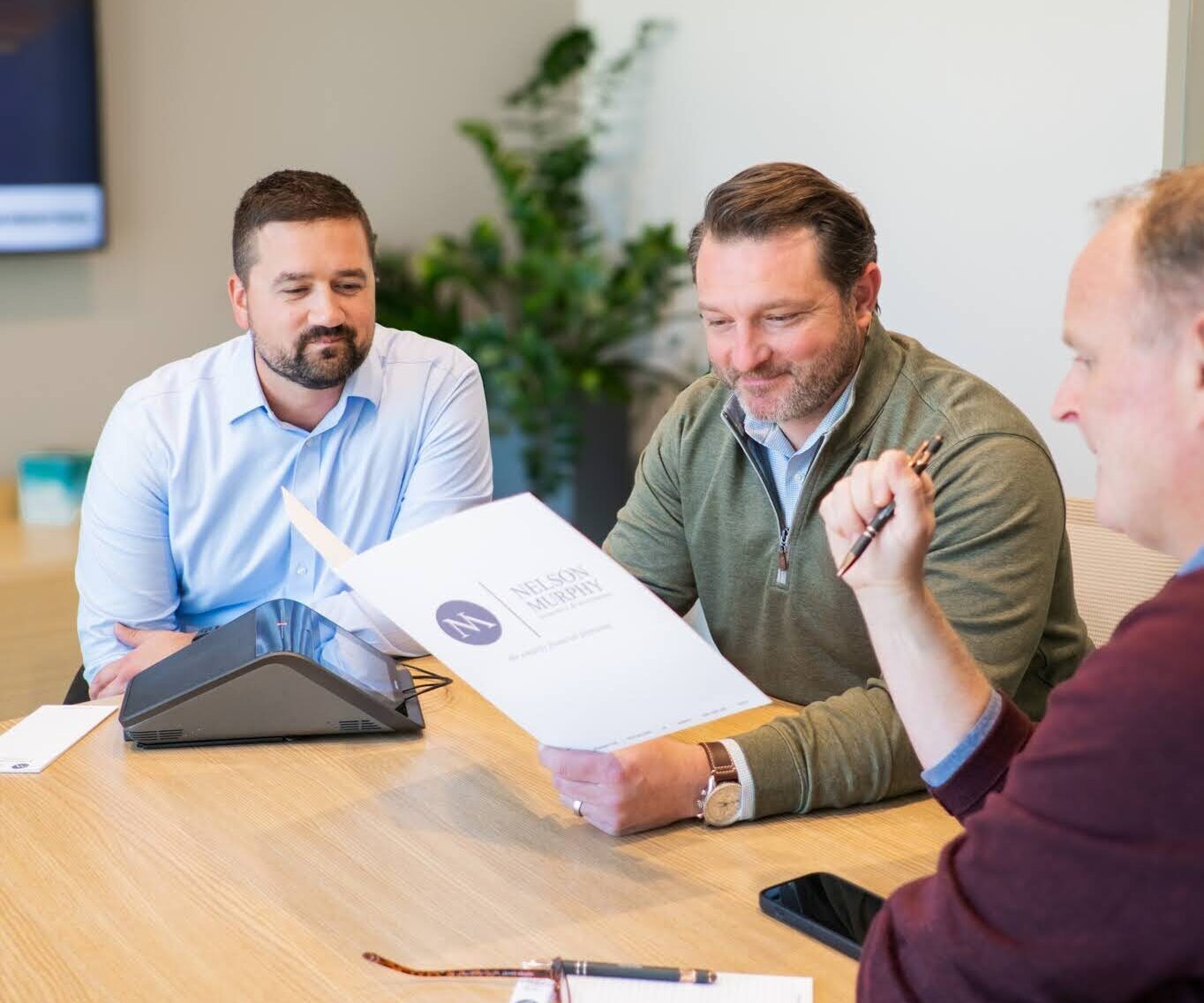 financial planning team meeting